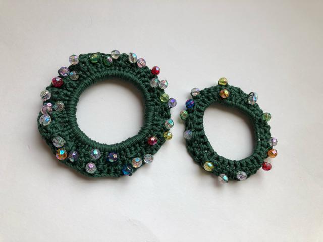 ハンドメイド ヘアゴム ミニシュシュ クリスマス♪  親子ペア < 女性ファッション  ハンドメイド ヘアゴム ミニシュシュ クリスマス♪  親子ペア < 女性ファッションの