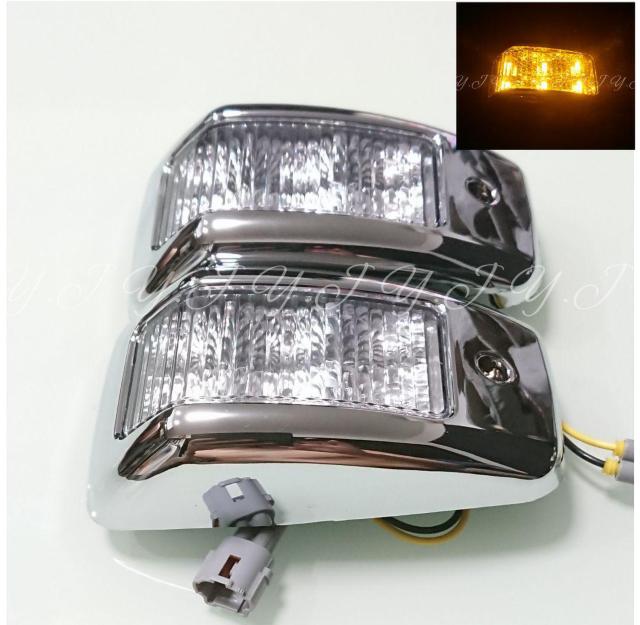 ドアサイドウインカー LED仕様 日野 レンジャー 大型プロフィア用 クリア/アンバー < 自動車/バイク ドアサイドウインカー LED仕様 日野 レンジャー 大型プロフィア用 クリア/アンバー < 自動車/バイク