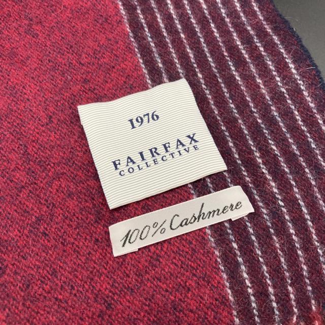 即決 1976 FAIRFAX カシミヤマフラー < 男性ファッション  即決 1976 FAIRFAX カシミヤマフラー < 男性ファッションの