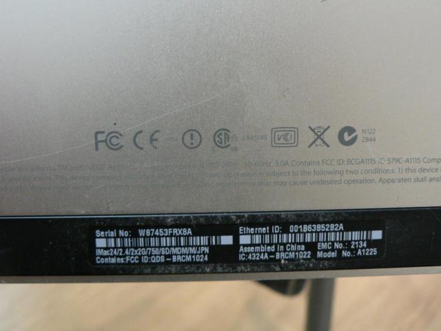 iMac A1225EWNEI
