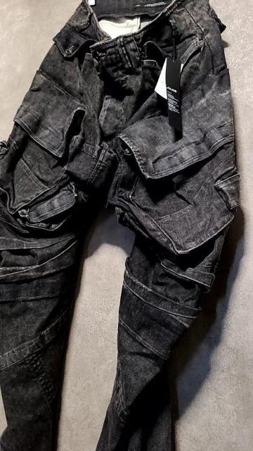 �V�iJULIUS�����E�X 10.5oz�X�g���b�`�f�j���K�X�}�X�N�J�[�S���C�h�p���c�@Acid Gray 4