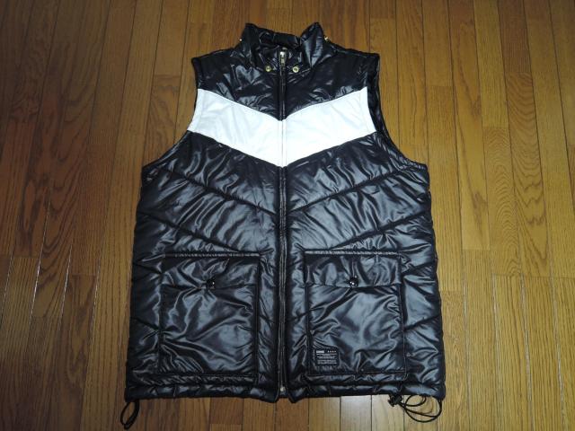 CRIMIE クライミー ダウン パーカー ジャケット L 黒系 ベスト バイカラー 4WAY 中綿ジャケット < ブランド  CRIMIE クライミー ダウン パーカー ジャケット L 黒系 ベスト バイカラー 4WAY 中綿ジャケット < ブランドの