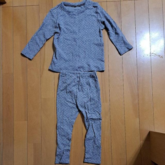 100cm上下セットアップ(男女兼用)良品計画 < キッズ/ベビー  100cm上下セットアップ(男女兼用)良品計画  < キッズ/ベビーの