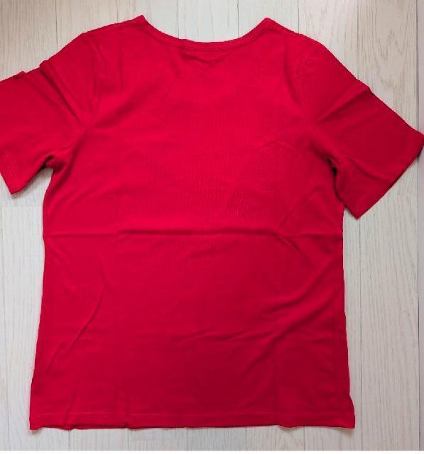 3L★綿100%シンプル半袖Tシャツ★差し色★新品★大きいサイズ★送料無料 < 女性ファッション  3L★綿100%シンプル半袖Tシャツ★差し色★新品★大きいサイズ★送料無料 < 女性ファッションの