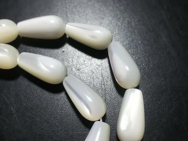 お得意さま感謝Day★天然石★MOP ドロップ 半連 < 女性アクセサリー/時計  お得意さま感謝Day★天然石★MOP ドロップ 半連 < 女性アクセサリー/時計の