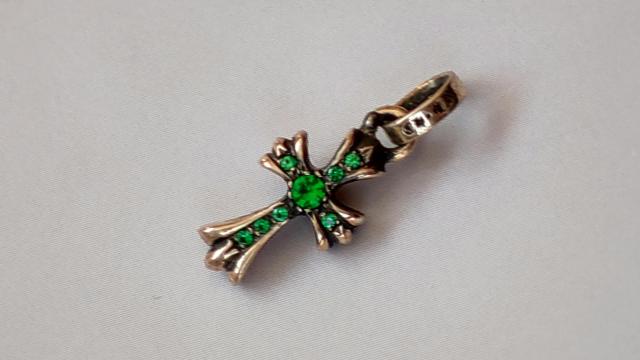 ☆クロムハーツ 正規品☆ ベビーファット チャーム エメラルドPave 美品 < ブランド ☆クロムハーツ 正規品☆ ベビーファット チャーム エメラルドPave 美品 < ブランドの