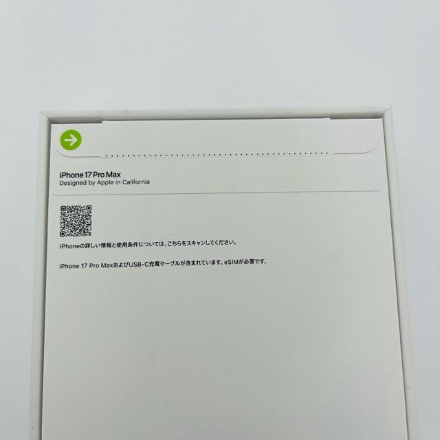 ���J�� iPhone 17 Pro Max 2TB SIM�t���[ �u���[�{�� �� �Ɠd/AV�� 