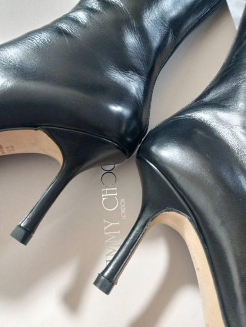 定価124000円.ジミーチュウ レザーロングブーツ新品同様★子山羊革★綺麗素敵★足長美脚★お得にどーぞ! < ブランド 定価124000円.ジミーチュウ レザーロングブーツ新品同様★子山羊革★綺麗素敵★足長美脚★お得にどーぞ! < ブランドの