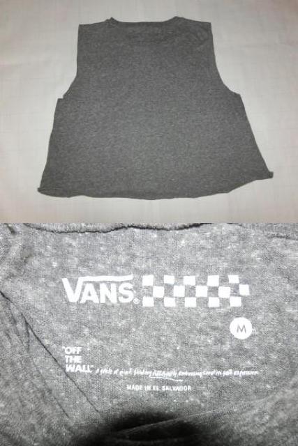 USA購入 バンズ【VANS】ロゴプリントショート丈タンクTOP US M < 女性ファッション  USA購入 バンズ【VANS】ロゴプリントショート丈タンクTOP US M < 女性ファッションの