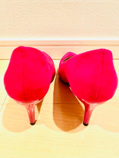 ベリー走れるパンプスポインテッドトゥバックスキンピンクレッド < 女性ファッション ベリー走れるパンプスポインテッドトゥバックスキンピンクレッド < 女性ファッションの