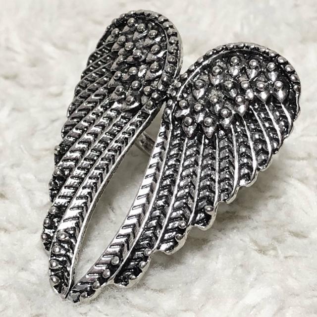 【新品/15号】ウイングデザインシルバーリング < 男性アクセサリー/時計  【新品/15号】ウイングデザインシルバーリング < 男性アクセサリー/時計の