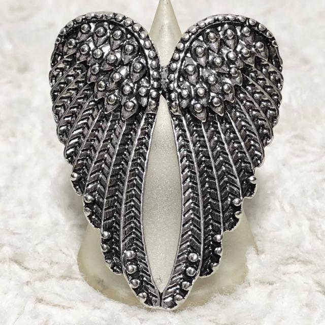 【新品/15号】ウイングデザインシルバーリング < 男性アクセサリー/時計  【新品/15号】ウイングデザインシルバーリング < 男性アクセサリー/時計の