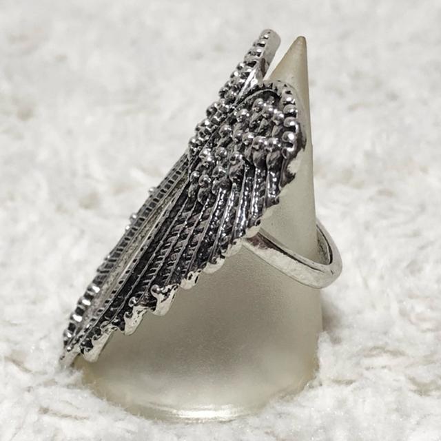 【新品/15号】ウイングデザインシルバーリング < 男性アクセサリー/時計  【新品/15号】ウイングデザインシルバーリング < 男性アクセサリー/時計の