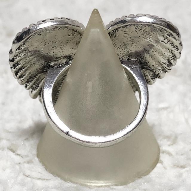 【新品/15号】ウイングデザインシルバーリング < 男性アクセサリー/時計  【新品/15号】ウイングデザインシルバーリング < 男性アクセサリー/時計の
