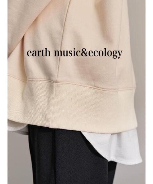 新品 earth music&ecology★ ゆったりスウェット < ブランド  新品 earth music&ecology★ ゆったりスウェット < ブランドの