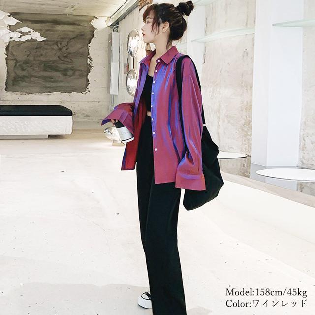 送料無料 新品 サテンブラウス レディース カーディガン < 女性ファッション  送料無料 新品 サテンブラウス レディース カーディガン < 女性ファッションの