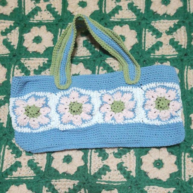 手編みの手提げバック < ペット/手芸/園芸  手編みの手提げバック  < ペット/手芸/園芸の