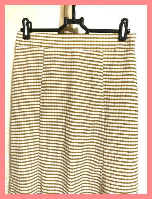 ☆新品☆大人カワイイ♪サラサラ楊柳ボーダーストレッチマーメイドロングスカートL☆ < 女性ファッション ☆新品☆大人カワイイ♪サラサラ楊柳ボーダーストレッチマーメイドロングスカートL☆ < 女性ファッションの