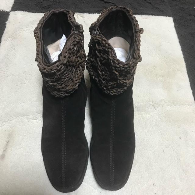 正規品 シャネル スエードブーツ38/24cm ブラウン 良品 < ブランド  正規品 シャネル スエードブーツ38/24cm ブラウン 良品  < ブランドの