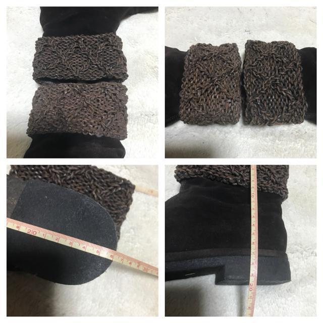 正規品 シャネル スエードブーツ38/24cm ブラウン 良品 < ブランド  正規品 シャネル スエードブーツ38/24cm ブラウン 良品 < ブランドの