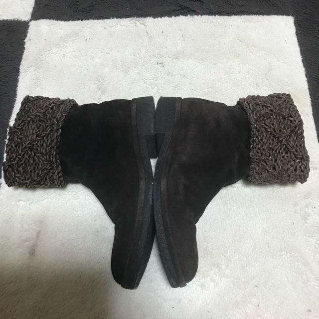 正規品 シャネル スエードブーツ38/24cm ブラウン 良品 < ブランド  正規品 シャネル スエードブーツ38/24cm ブラウン 良品 < ブランドの