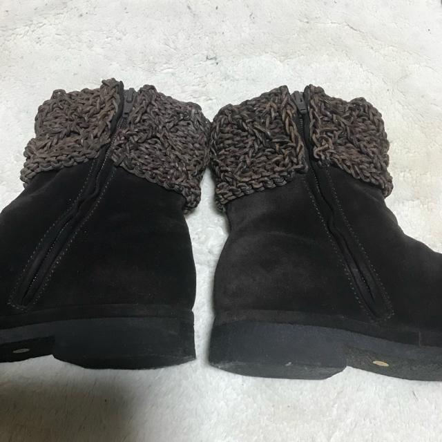 正規品 シャネル スエードブーツ38/24cm ブラウン 良品 < ブランド  正規品 シャネル スエードブーツ38/24cm ブラウン 良品 < ブランドの