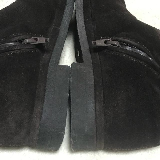 正規品 シャネル スエードブーツ38/24cm ブラウン 良品 < ブランド  正規品 シャネル スエードブーツ38/24cm ブラウン 良品 < ブランドの