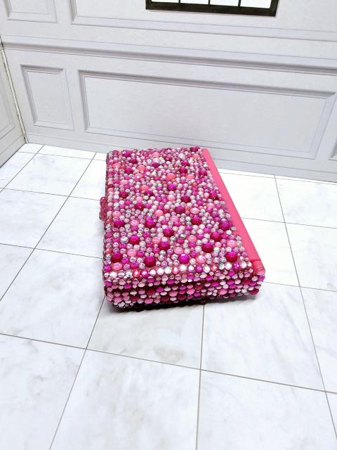 (27) ピンクMIXラインストーン 鏡付き アクセサリーケース ピルケース 薬入れ 絆創膏ケース < 女性ファッション (27) ピンクMIXラインストーン 鏡付き アクセサリーケース ピルケース 薬入れ 絆創膏ケース < 女性ファッションの