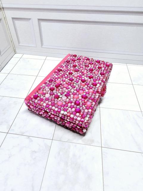 (27) ピンクMIXラインストーン 鏡付き アクセサリーケース ピルケース 薬入れ 絆創膏ケース < 女性ファッション (27) ピンクMIXラインストーン 鏡付き アクセサリーケース ピルケース 薬入れ 絆創膏ケース < 女性ファッションの