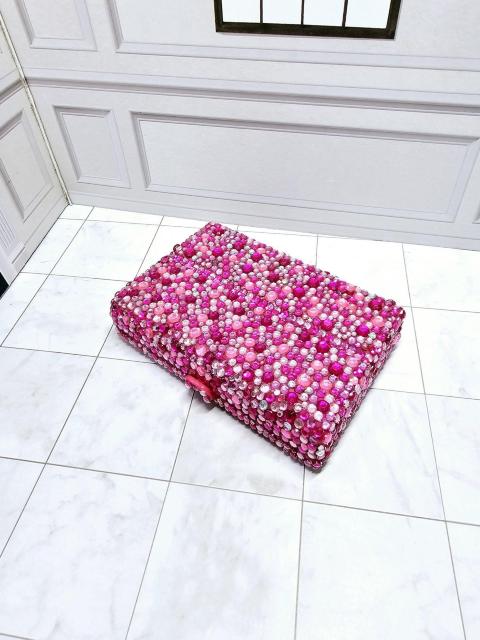 (27) ピンクMIXラインストーン 鏡付き アクセサリーケース ピルケース 薬入れ 絆創膏ケース < 女性ファッション (27) ピンクMIXラインストーン 鏡付き アクセサリーケース ピルケース 薬入れ 絆創膏ケース < 女性ファッションの