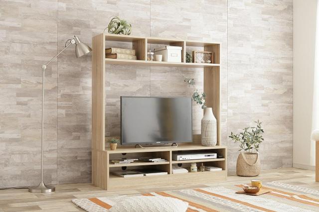 【送料無料】【幅120cm】 Ralme コンパクト壁面テレビボード 木目調 テレビ台 < インテリア/ライフ 【送料無料】【幅120cm】 Ralme コンパクト壁面テレビボード 木目調 テレビ台 < インテリア/ライフの