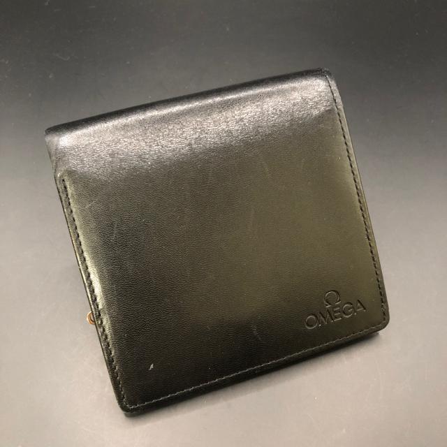即決 OMEGA オメガ 二つ折り財布 がま口 ブラック < ブランド  即決 OMEGA オメガ 二つ折り財布 がま口 ブラック  < ブランドの
