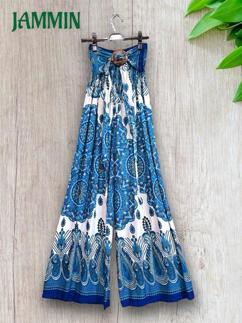 ペーズリー紋様柄パンツ ヒッピー サイケ アジアン エスニック タイパンツ < 女性ファッション ペーズリー紋様柄パンツ ヒッピー サイケ アジアン エスニック タイパンツ < 女性ファッションの