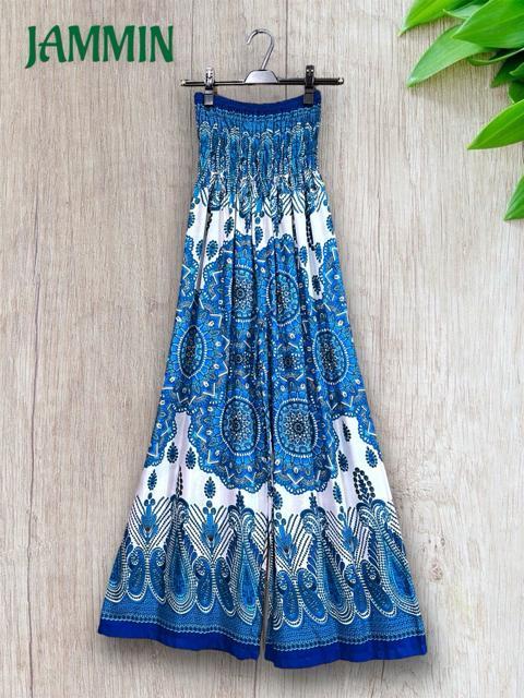 ペーズリー紋様柄パンツ ヒッピー サイケ アジアン エスニック タイパンツ < 女性ファッション ペーズリー紋様柄パンツ ヒッピー サイケ アジアン エスニック タイパンツ < 女性ファッションの