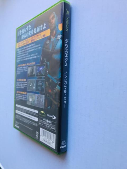 fEX GNX CrWuEH[ Deus Ex Invisible War Xbox Japanse Game  Q[{/\tg 