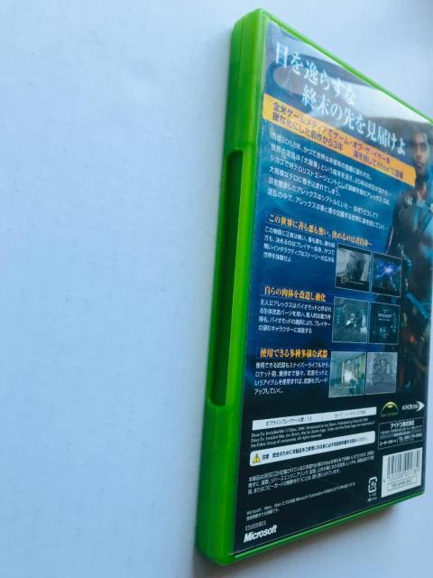 fEX GNX CrWuEH[ Deus Ex Invisible War Xbox Japanse Game  Q[{/\tg 