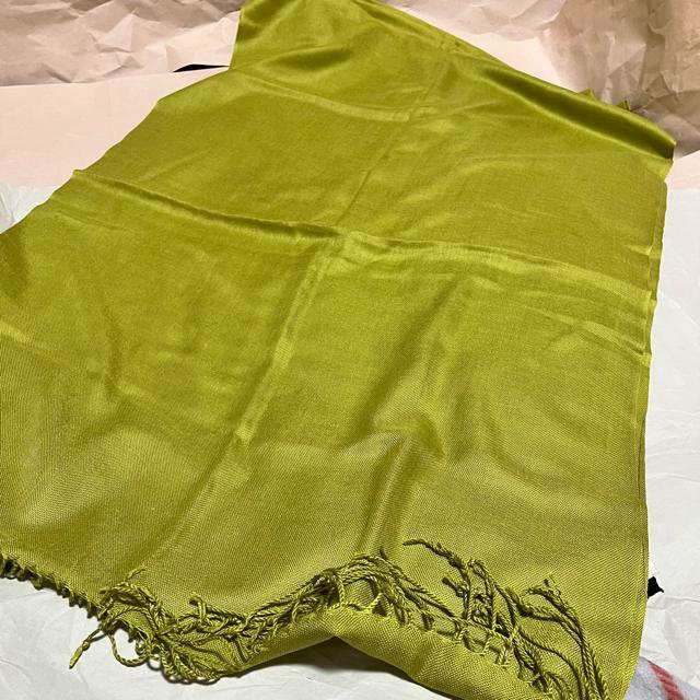 【ノーブランド扱い】 薄手 大判ストール・ショール / グリーン系 < 女性ファッション 【ノーブランド扱い】 薄手 大判ストール・ショール / グリーン系 < 女性ファッションの