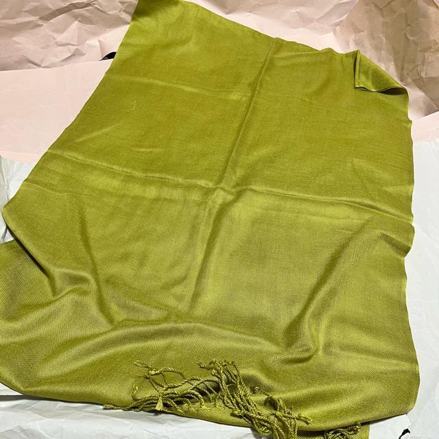 【ノーブランド扱い】 薄手 大判ストール・ショール / グリーン系 < 女性ファッション 【ノーブランド扱い】 薄手 大判ストール・ショール / グリーン系 < 女性ファッションの