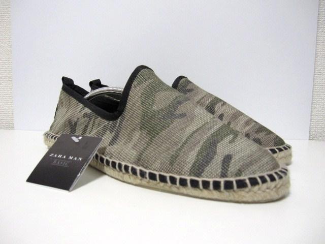 □ZARA/ザラ カモフラージュ 迷彩 エスパ/スリッポン/スニーカーメンズ・27.5cm☆新品 < ブランド  □ZARA/ザラ カモフラージュ 迷彩 エスパ/スリッポン/スニーカーメンズ・27.5cm☆新品 < ブランドの