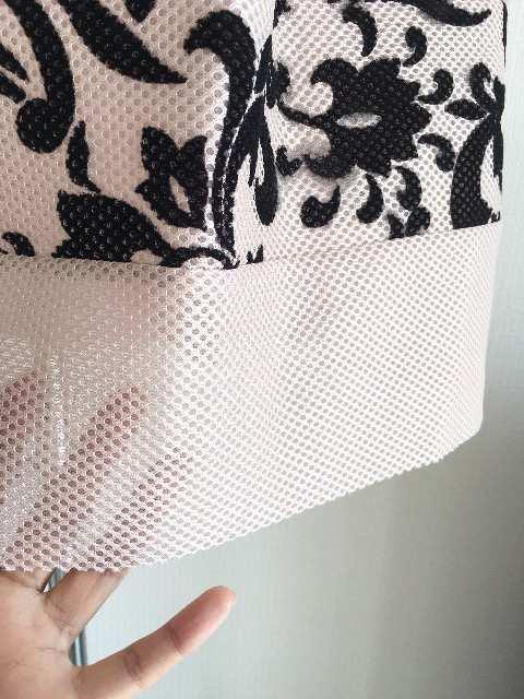 RINASCIMENTOベビーピンク黒ダマスクフラワーフレアドレスワンピ < 女性ファッション RINASCIMENTOベビーピンク黒ダマスクフラワーフレアドレスワンピ < 女性ファッションの