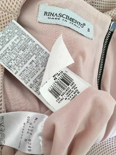 RINASCIMENTOベビーピンク黒ダマスクフラワーフレアドレスワンピ < 女性ファッション RINASCIMENTOベビーピンク黒ダマスクフラワーフレアドレスワンピ < 女性ファッションの