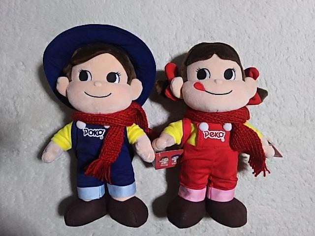 セガ '04 ペコちゃんポコちゃん マフラーぬいぐるみ タグ付 未使用 < アニメ/コミック/キャラクター  セガ '04 ペコちゃんポコちゃん マフラーぬいぐるみ タグ付 未使用  < アニメ/コミック/キャラクターの