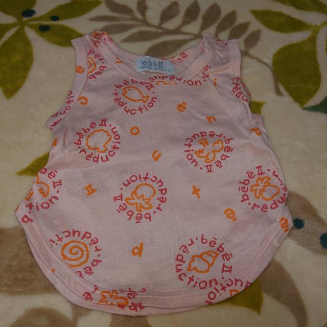 bebeタンクトップ・70p < キッズ/ベビー  bebeタンクトップ・70p  < キッズ/ベビーの