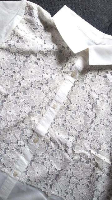 LL★clochette★胸元透けレースブラウス★大きいサイズ★送料無料 < 女性ファッション  LL★clochette★胸元透けレースブラウス★大きいサイズ★送料無料 < 女性ファッションの