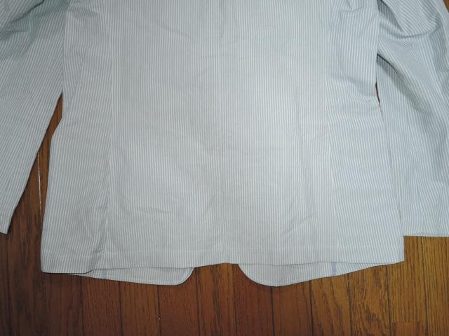 A BATHING APE Classics 薄手 テーラード ジャケット M 麻混 リネン ストライプ アベイシングエイプ < ブランド A BATHING APE Classics 薄手 テーラード ジャケット M 麻混 リネン ストライプ アベイシングエイプ < ブランドの