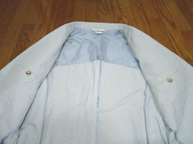 A BATHING APE Classics 薄手 テーラード ジャケット M 麻混 リネン ストライプ アベイシングエイプ < ブランド A BATHING APE Classics 薄手 テーラード ジャケット M 麻混 リネン ストライプ アベイシングエイプ < ブランドの