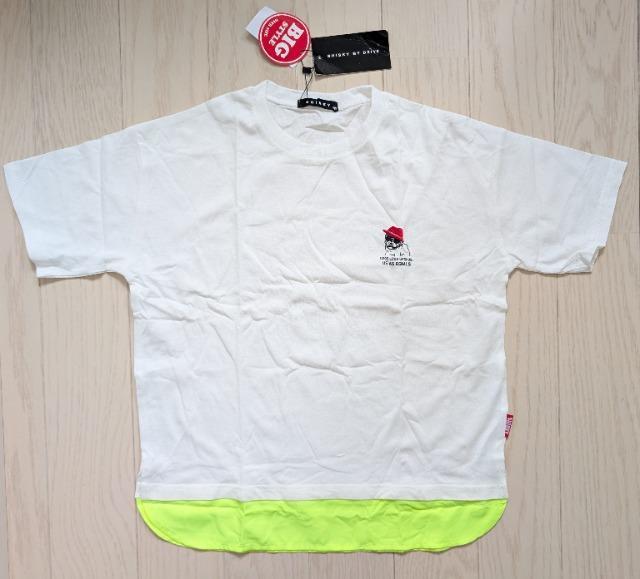 120★SHISKY★重ね着風ビックシルエット半袖Tシャツ★新品★送料無料 < キッズ/ベビー 120★SHISKY★重ね着風ビックシルエット半袖Tシャツ★新品★送料無料 < キッズ/ベビーの