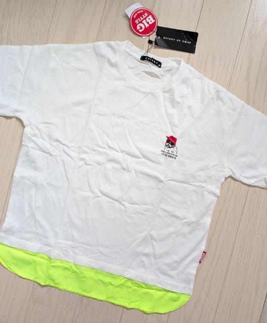 120★SHISKY★重ね着風ビックシルエット半袖Tシャツ★新品★送料無料 < キッズ/ベビー 120★SHISKY★重ね着風ビックシルエット半袖Tシャツ★新品★送料無料 < キッズ/ベビーの