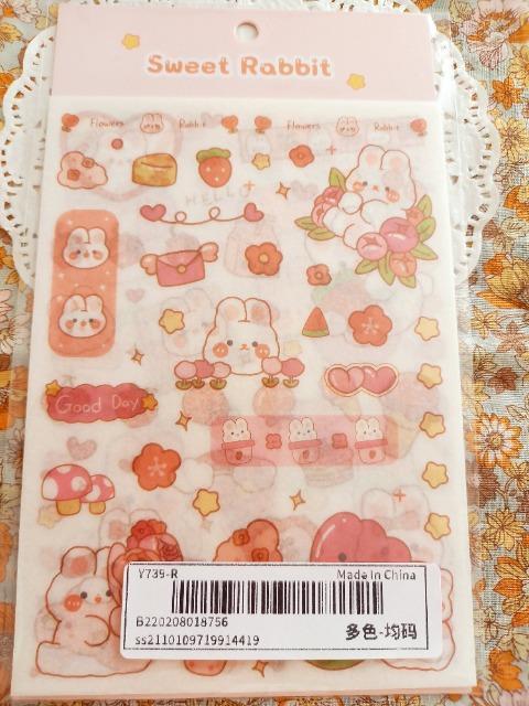 新品☆sweetrabbitシールセット☆ < インテリア/ライフ  新品☆sweetrabbitシールセット☆  < インテリア/ライフの