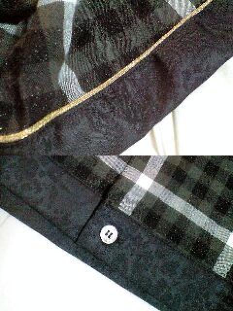 ROENロエン スタッズ装飾ブリーチスカルチェックシャツ 44 < ブランド  ROENロエン スタッズ装飾ブリーチスカルチェックシャツ 44 < ブランドの